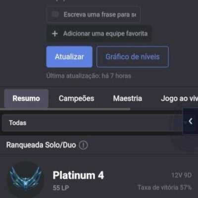 Conta League of legends antiga, com muitas skins