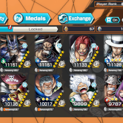 CONTA 6 ANOS ONE PIECE BOUNTY RUSH(PROMOÇÃO)