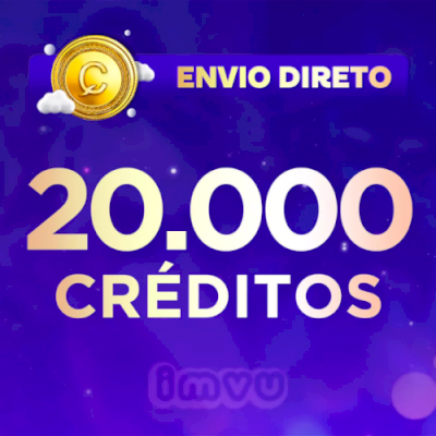 20,000 CRÉDITOS IMVU ENVIO DIRETO