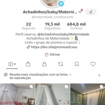 Conta TikTok 19k+ Seguidores | Nicho Maternidade/Enxoval | Alto Engajamento