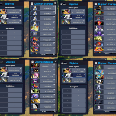 Digimon Super Rumble - End Game - Server 4/Pukamon - Omegamon e varios digis