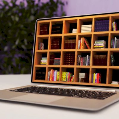 Acervo de livros biblioteca online, entrega automatica