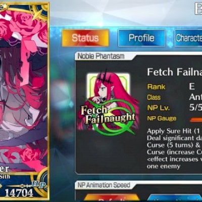 FGO Account Main Story complete BAOBHAN SITH NP 5