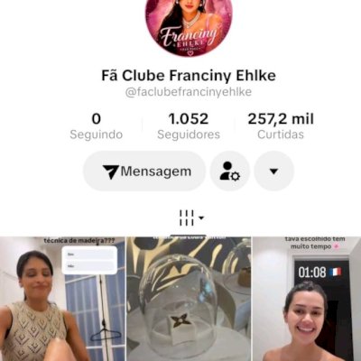 Vendo conta do tik Tok engajada