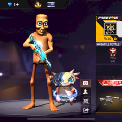 Vendo conta antiga free fire