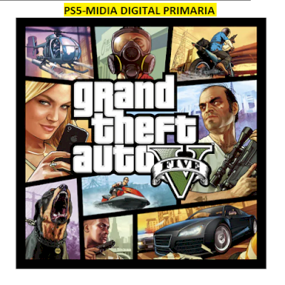 DE PS5 Grand Theft Auto V - GTA5  PS5 EM MIDIA DIGITAL PRIMARIA