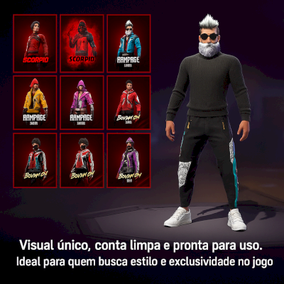 conta free fire gemada