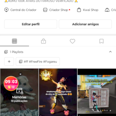 Conta com 91 mil seguidores a venda