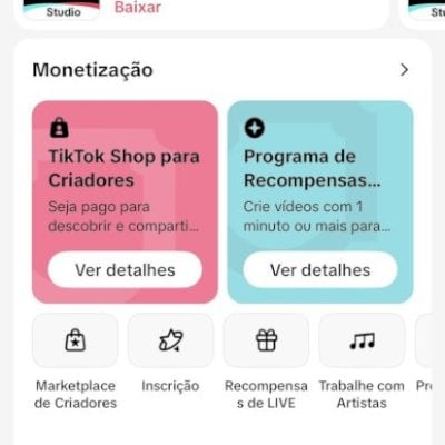 Conta tik tok 39K de seguidores