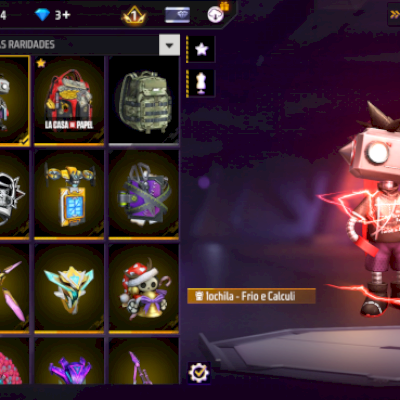 Vendo conta, 3 passes de fogo, lvl 69, +6 anos no ff, punho, barbinha e etc.