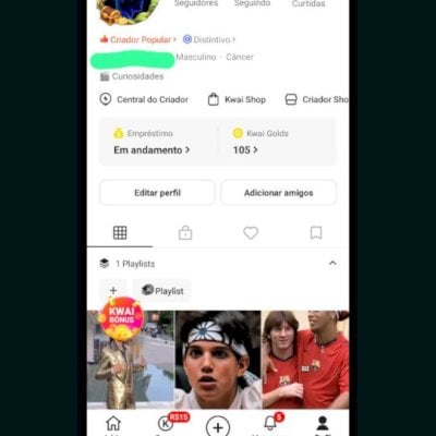 14,7 mil seguidores ❤️ 123 mil curtidas 🏅 Selo Criador Popular