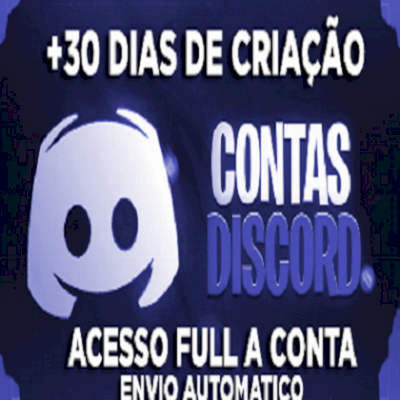 CONTA 30 DIAS + DISCORD