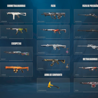 Conta valorant skins