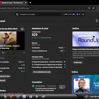 🚀 Canal do YouTube com 629 Inscritos Reais e Engajados