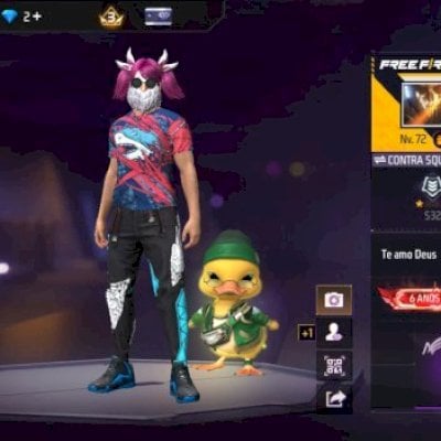 ⚡ Free Fire: conta lendária com raridades imperdíveis