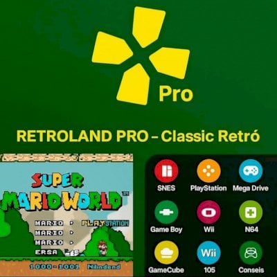 RETROLAND PRÓ - Classic retró - jogos clássicos para celular.