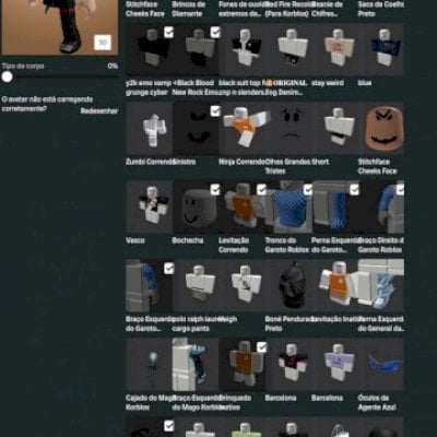 VENDO ACC DE ROBLOX COM KORBLOX, OU TROCO EM CONTA DE COD MOB