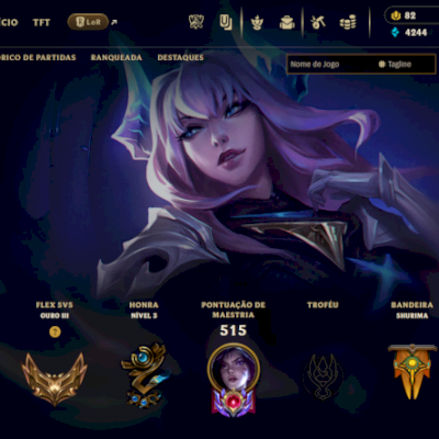 CONTA LOL + VALORANT lol (210 skins, platina, 2015) valorant (faca rara)