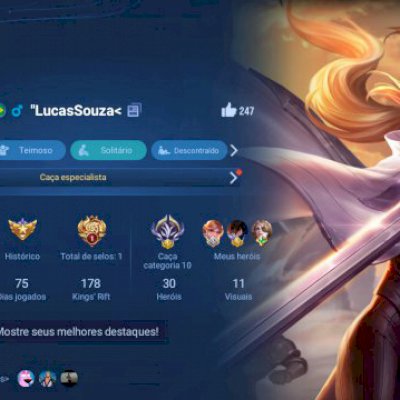 Conta Honor of Kings com Winrate Bom