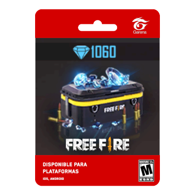 1060 diamantes do jogo Free Fire baratos