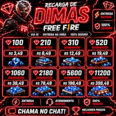 💎 Dimas FF Via ID Entrega Rápida