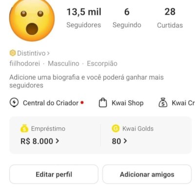 CONTA KWAI 13,5K DE SEGUIDORES (CONTAS KWAI) PRECISA TER UM NUMERO DE CEL!