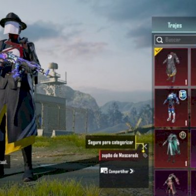 Conta pubg mobile, 5 anos de uso, 4 armas progressivas!