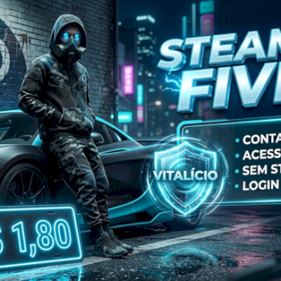 🎮 CONTA STEAM WL FIVEM 🔥 | ACESSO IMEDIATO + LOGIN SIMPLIFICADO
