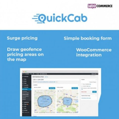 Script PHP QuickCab - Plug In Taxi WooCommerce