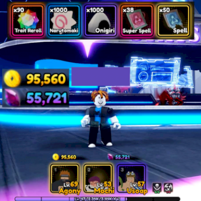 🔥 ANIME SAGA – 50K-80K GEMAS + 70-140 TRAIT REROLLS!