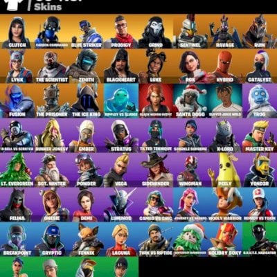 Conta Fortnite | 60 Skins | Luminos | Grind
