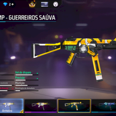 Ump amarela, angelical branca e mais skins