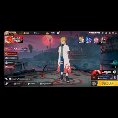 Conta Bot com Minato e uma das 2 conte Rei caveira e 1 arma evolutiva