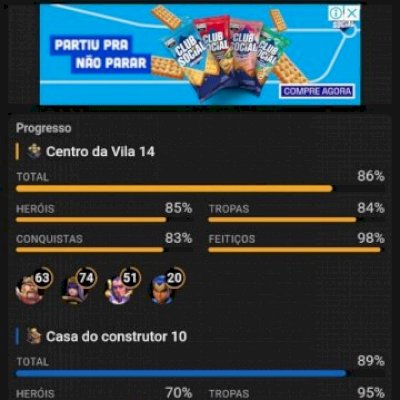 CONTA DE CLASH OF CLANS E CLASH ROYALE VINCULADA