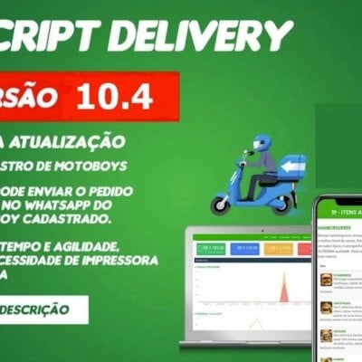 Script - Delivery Pizzaria Lanchonete Via Whatsapp Versão 10.4