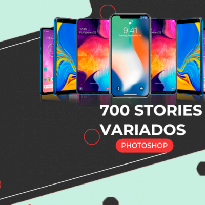 📸 700 Stories Variados Instagram - Psd 📸 + 45 arquivos de brinde