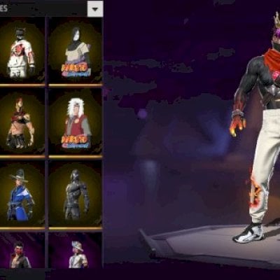 Conta de ff raríssima com skin do coelho chamusca e diversas armas atributadas