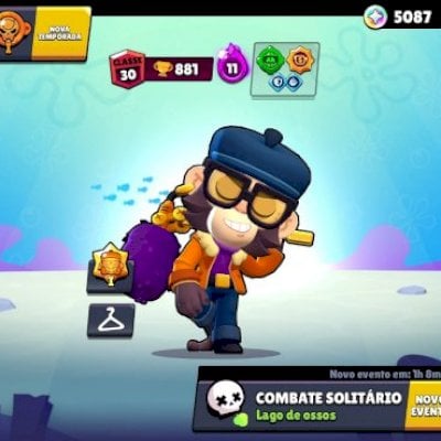 VENDE-SE CONTA DE BRAWL STARS 25K DE TROFEUS!! OBS: CONTA DE 2019 VARIAS SKINS