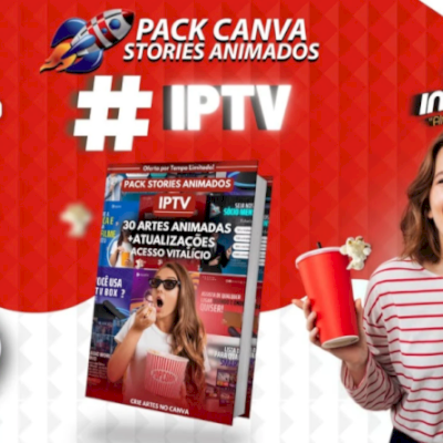 Pack para IPTV 2025 +100 artes em fotos e vídeos + Bônus