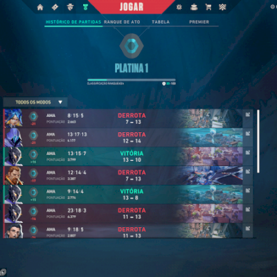 Contas   Conta Valorant à Venda Skins Raras + 9 Facas + Champions 2024 + 2.000