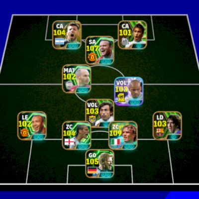 Força do time 3222, carta nova Paolo Maldini 109 e etc...