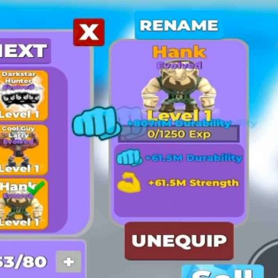 MUSCLE LEGENDS PET