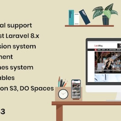 Source PHP LaraMag - Sistema multilíngue de notícias e revistas em Laravel