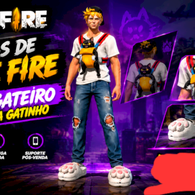 CONTA COM SKIN GATEIRO + PANTUFA GATINHO (SEU EMAIL)