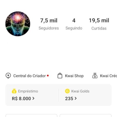 CONTA KWAI 7,5K DE SEGUIDORES E 19,5K DE CURTIDAS (CONTAS KWAI)