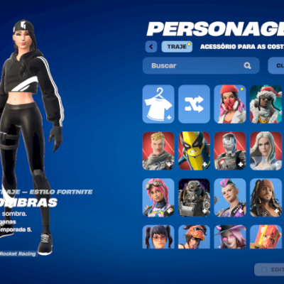 Conta Fortnite + de 190 skins e + de 200 picaretas