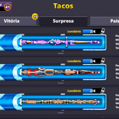 Conta de 8 Ball Pool