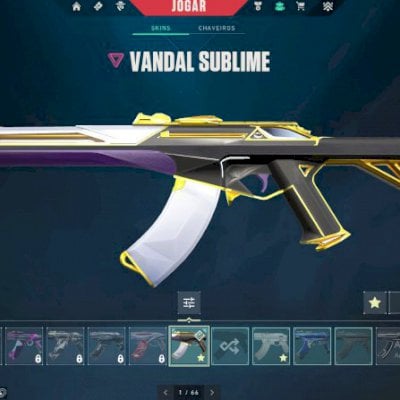 CONTA DE VALORANT FULL ACESSO VANDAL SKIN E PHANTOM SKIN