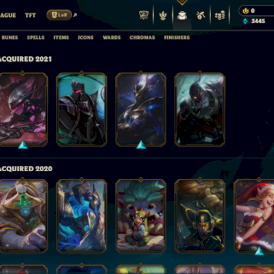 Conta nível 162, alguns personagens, unranked, 30 skins