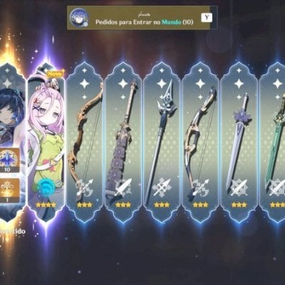 COMEÇE BEM!!!  Lv.51, Flins,Neuvillette, Zhongli, Nahida, Hutao,Yelan C1, Chasca